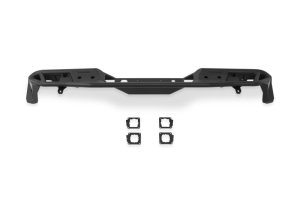 Ford F-150 Rear Bumper - DV8 Offroad - Tube design, Single exhaust models - Micro-texture black powder coat - `21-`26